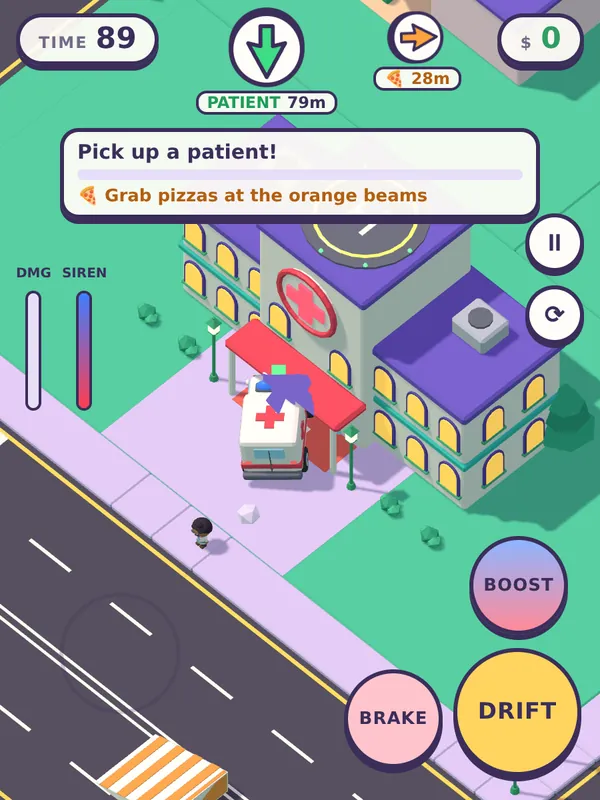 Screenshot of Gig Ambulance