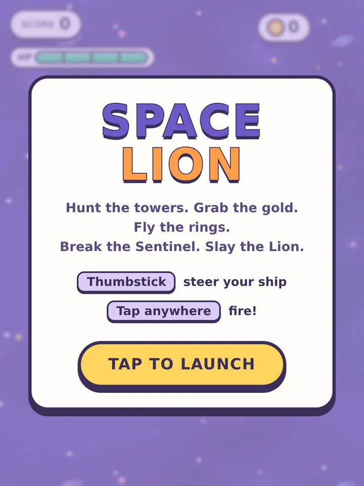 Start screen